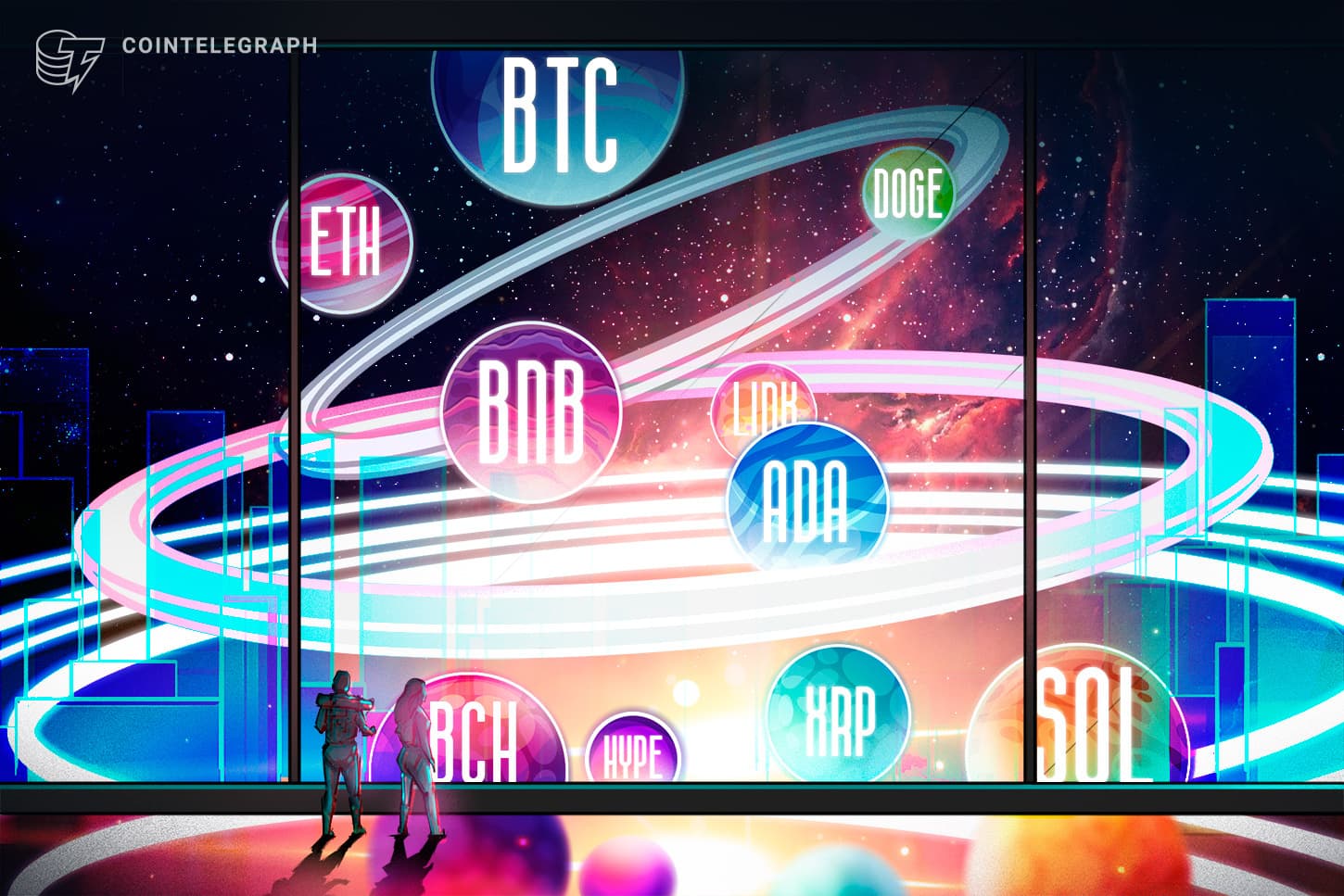 Análise de preços em 08/04: BTC, ETH, XRP, BNB, SOL, DOGE, HYPE, ADA, BCH e LINK