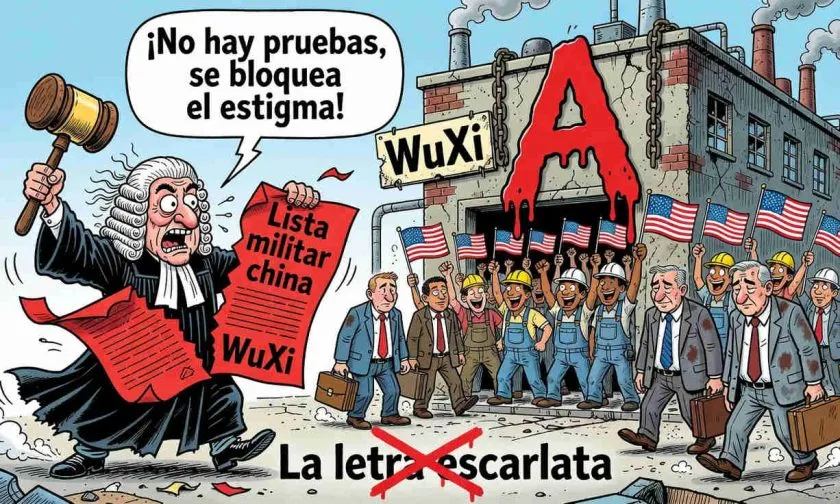 Juez bloquea inclusión de WuXi en lista militar china por falta de pruebas