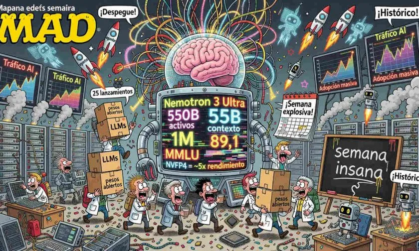 Semana récord para la IA abierta: más de 25 lanzamientos y NVIDIA Nemotron 3 Ultra al frente