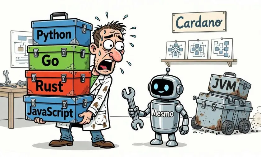 Cardano incorpora Mesmo, una biblioteca nativa para Python, Go, Rust y JavaScript