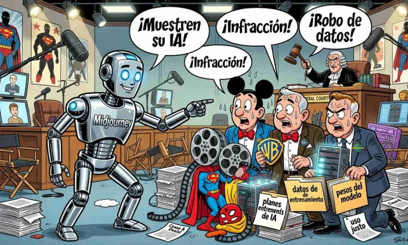 Midjourney presiona a Disney, Universal y Warner para revelar su uso de IA en juicio clave