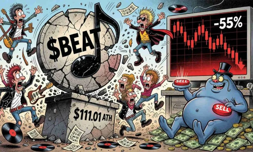 $BEAT se desploma 55% y pierde el 77% desde su máximo: ¿qué hay detrás del colapso de Audiera el 16 de junio de 2026?