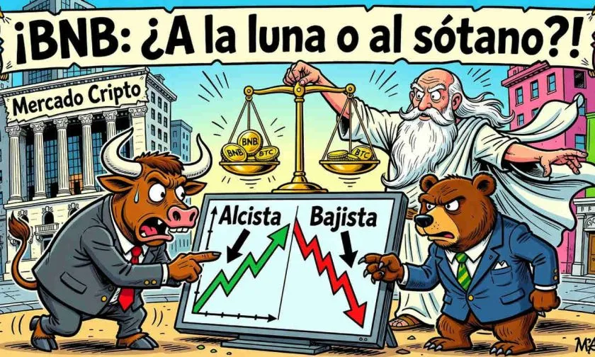 BNB cotiza plano mientras el mercado evalúa señales mixtas tras el retroceso desde máximos