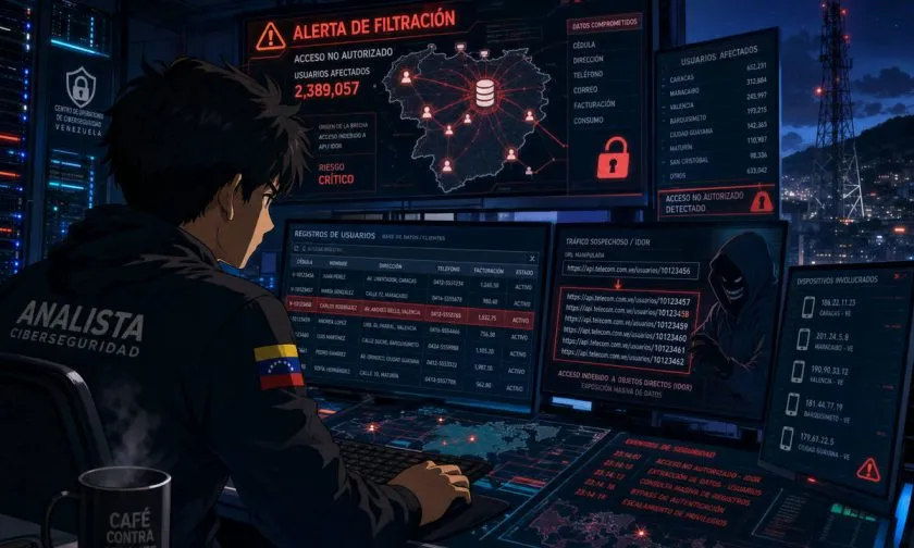 Filtración en Mobilnet expone datos de más de 200.000 usuarios en Venezuela