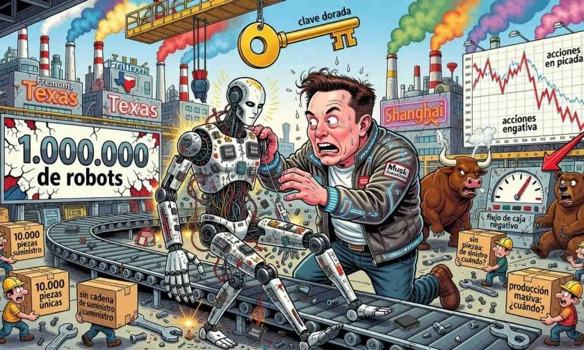 Elon Musk advierte que Optimus será el producto más difícil de escalar para Tesla