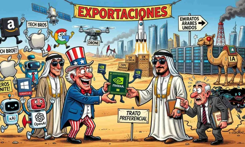 EE. UU. abre la puerta a chips de IA de Nvidia y equipo militar para Emiratos Árabes Unidos