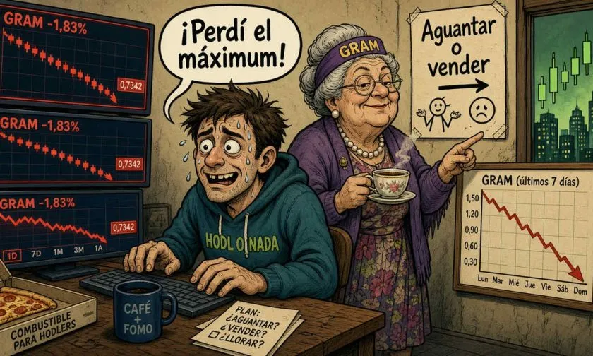 Gram (GRAM) muestra señales mixtas tras caer 1,83% el 23 de septiembre