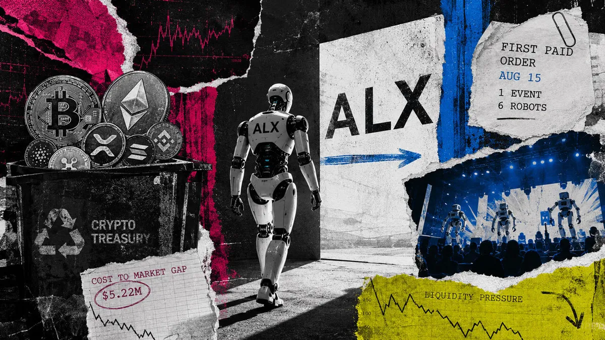 Nasdaq firm pivots to event robots after 50% drop in crypto holdings