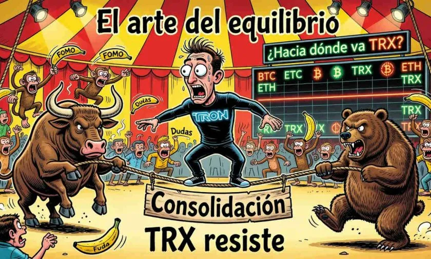 TRX se mantiene estable mientras el mercado digiere datos macro