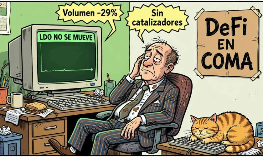 LDO se estanca en mínimos históricos mientras el mercado DeFi espera catalizadores