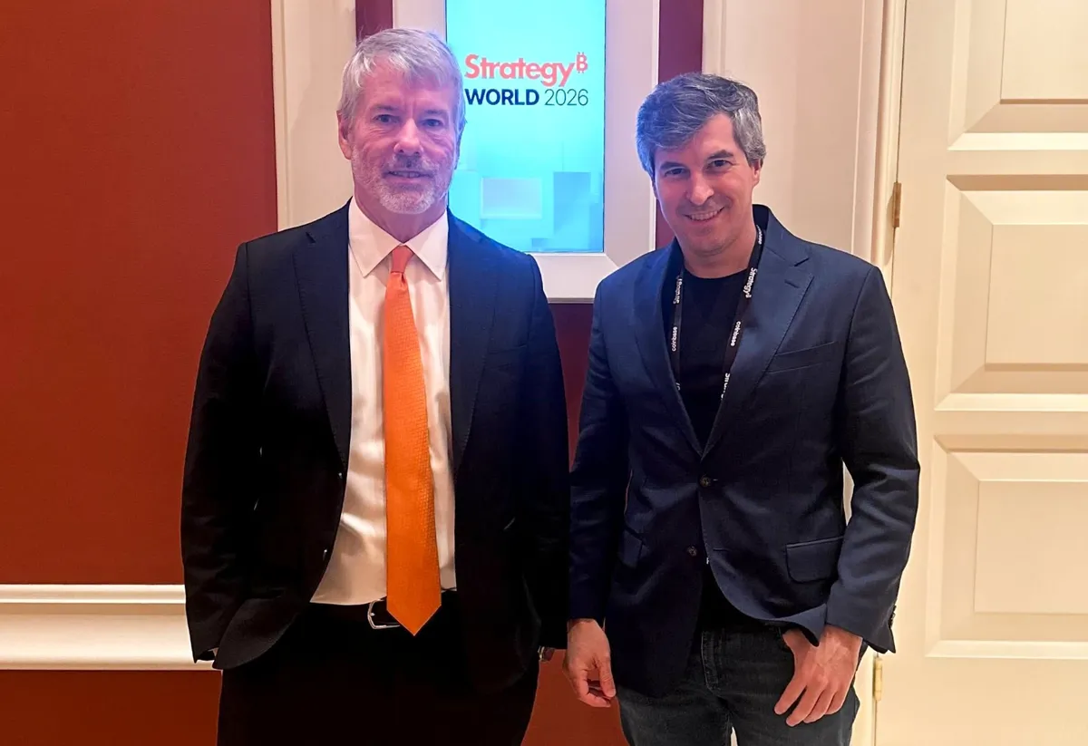 Michael Saylor desembarca em Sao Paulo para a segunda edicao do OranjeBTC Summit