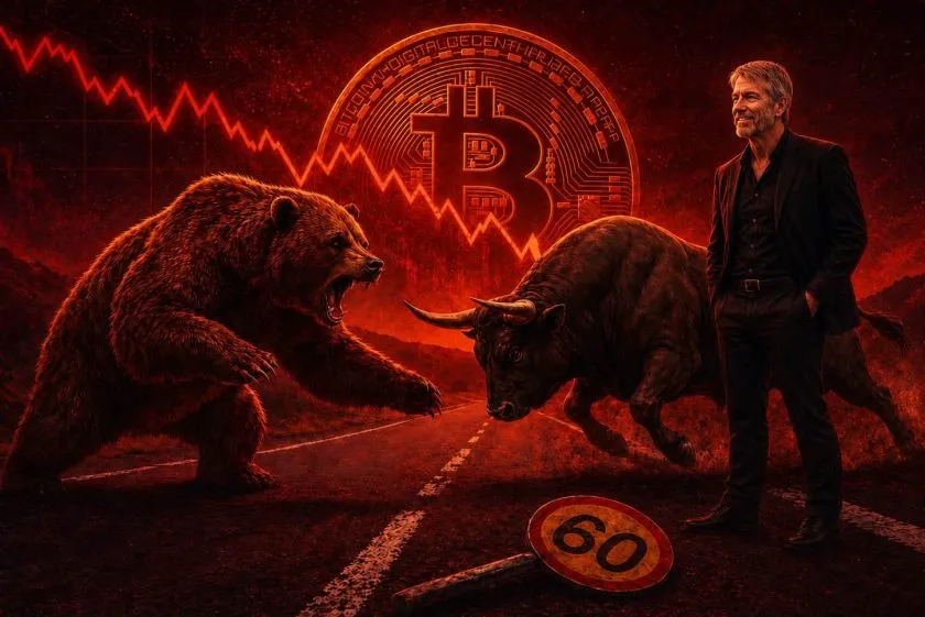 Bitcoin se debilita bajo los USD $60.000 y detona liquidaciones mientras la IA atrae capital
