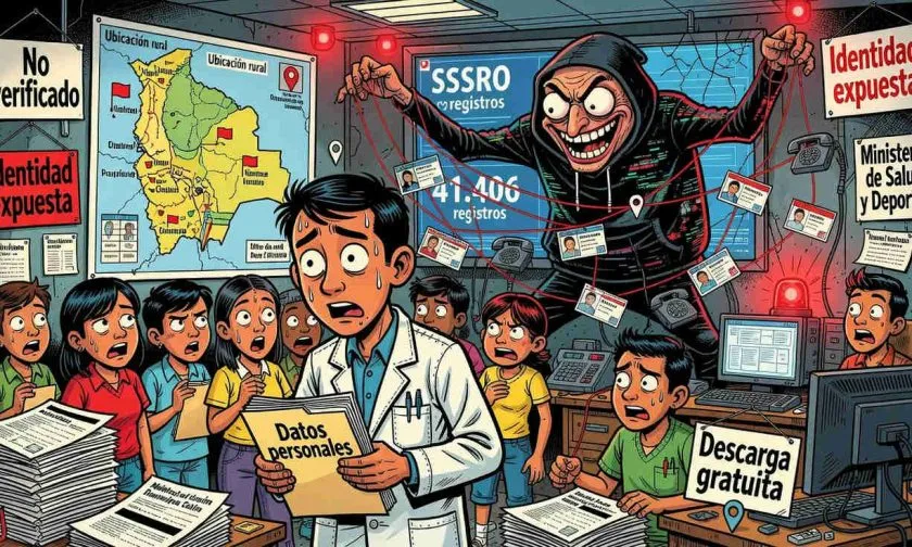 Bolivia: supuesta filtración expone 41.406 registros de internos de salud rural