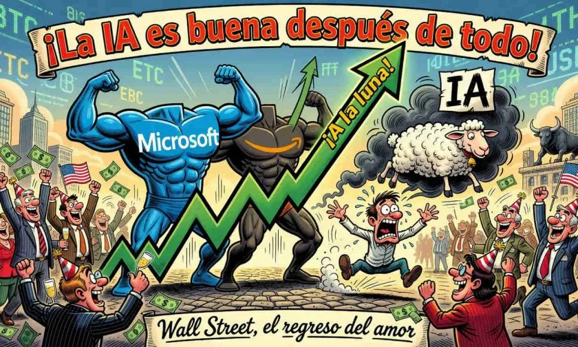 Microsoft y Amazon reportan fuerte crecimiento en la nube, acciones suben 28% y 20%