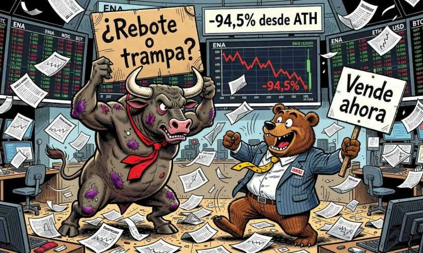 Ethena ($ENA) rebota un 6%: ¿ruptura técnica o trampa de oso?