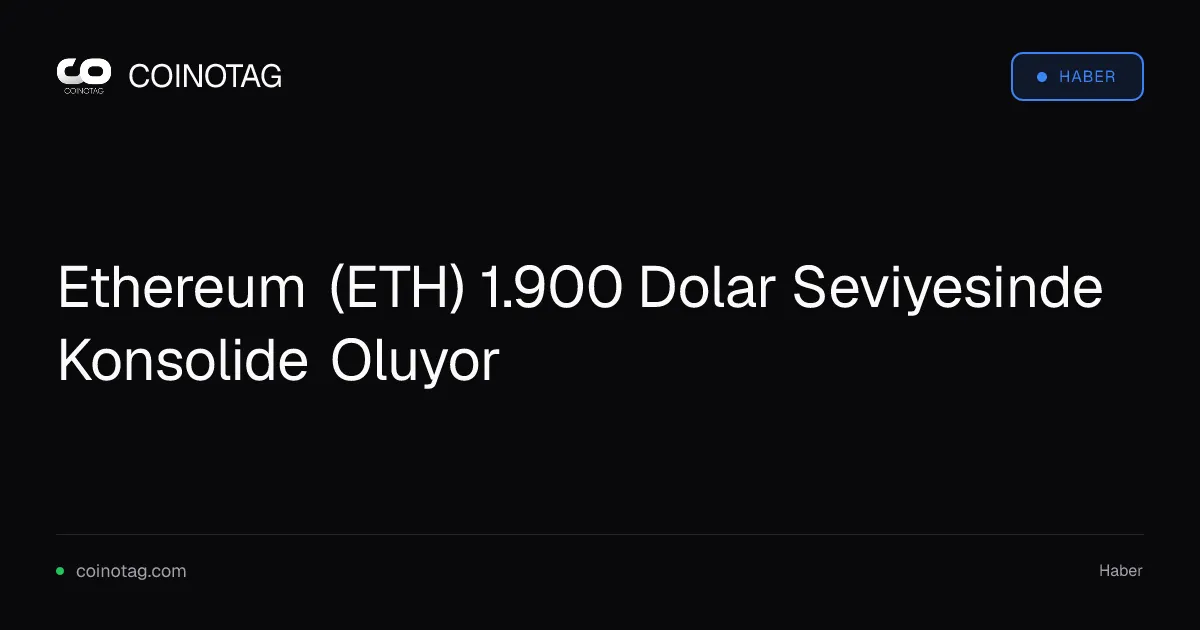 Ethereum 1.900 dolarda konsolide olurken bitbank ETH staking hizmeti başlatıyor
