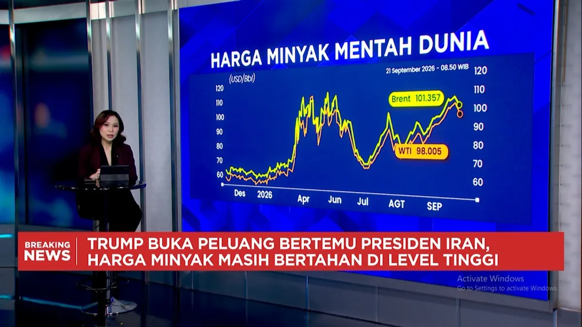 Peluang pertemuan Trump dan Presiden Iran dorong penurunan harga minyak