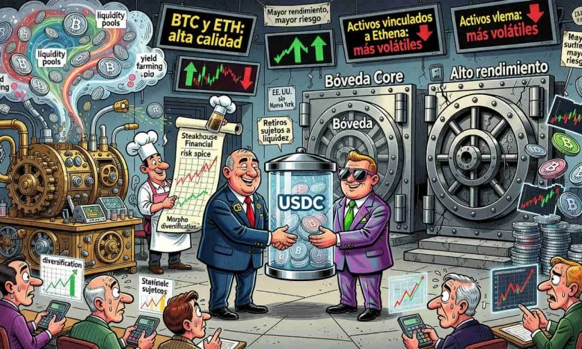 Coinbase lanza bóveda de alto rendimiento en USDC con Ethena y eleva el riesgo en DeFi