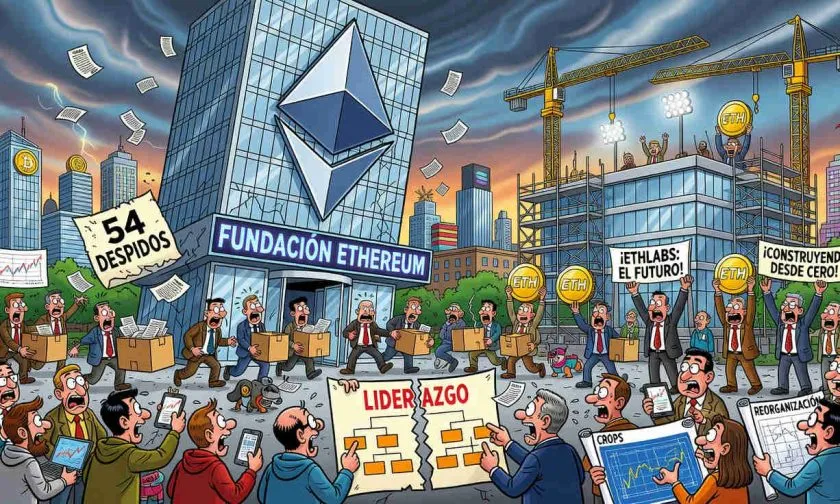 Fundación Ethereum recorta 20% de su plantilla tras salida de líderes clave