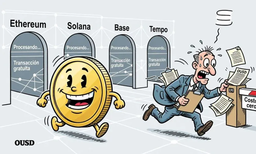 OUSD lanza en Ethereum, Solana, Base y Tempo, busca competir en el mercado de stablecoins