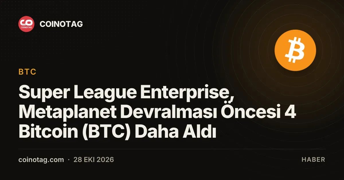 Super League Enterprise, Metaplanet Devralması Öncesi 4 Bitcoin (BTC) Daha Aldı