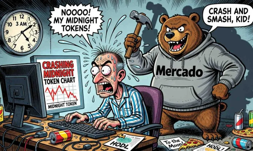 El token de privacidad $NIGHT se desploma un 8.4% en 24 horas y activa alertas de venta masiva