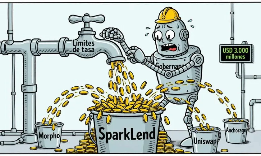 SparkLend absorbe 42 por ciento de los capitales que rozan los 3000 millones