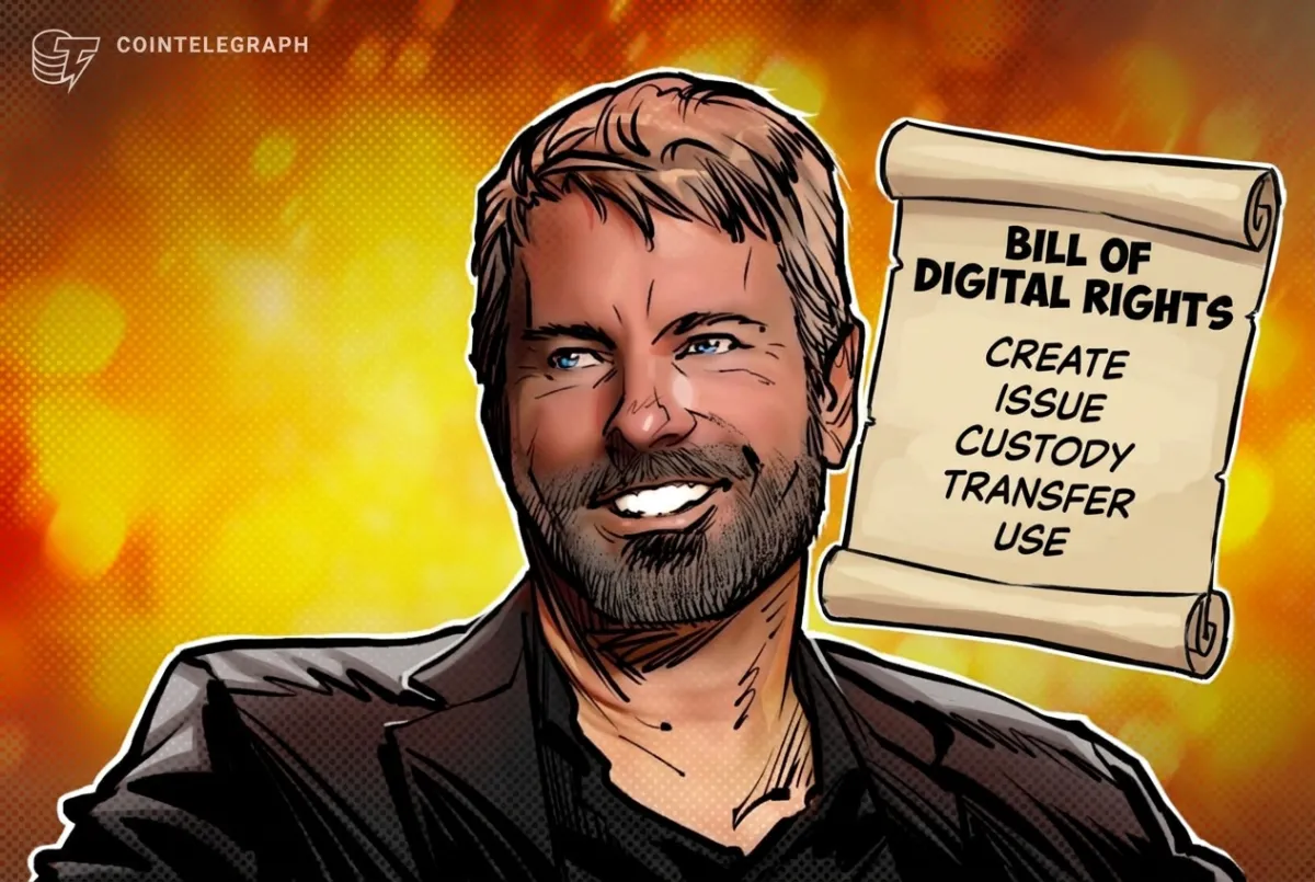 Michael Saylor proposes 'digital rights' to support 10 million new companies