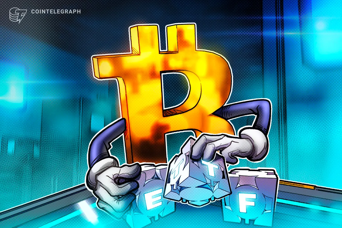 Entradas em ETFs de Bitcoin desaceleram para US$ 191 milhões, enquanto sequência de seis dias chega a US$ 2,8 bilhões