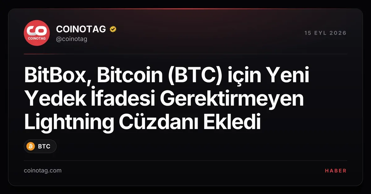 BitBox, yeni Lightning cüzdanıyla Bitcoin kullanıcılarına yedek ifadesi gerektirmiyor