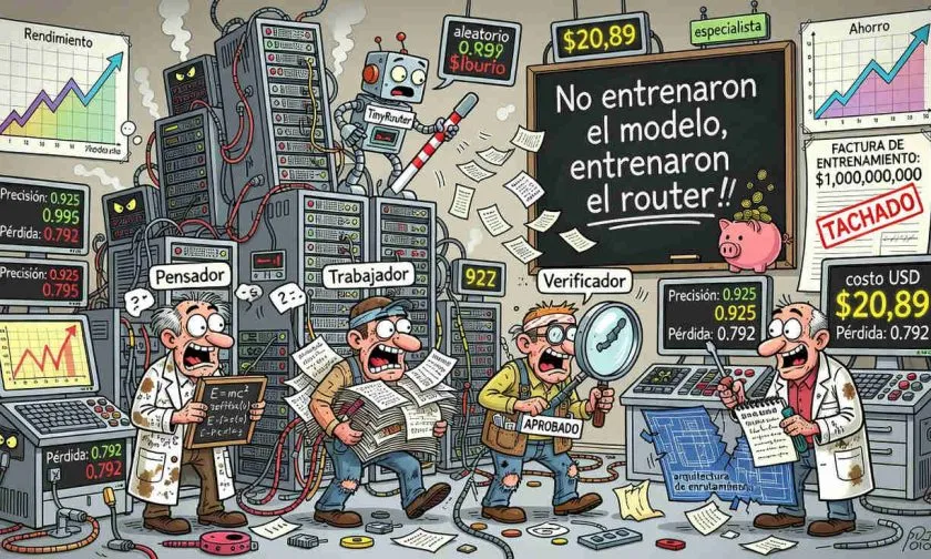 TinyRouter: un router de IA de 10K parámetros iguala y supera a modelos únicos por menos de USD $21