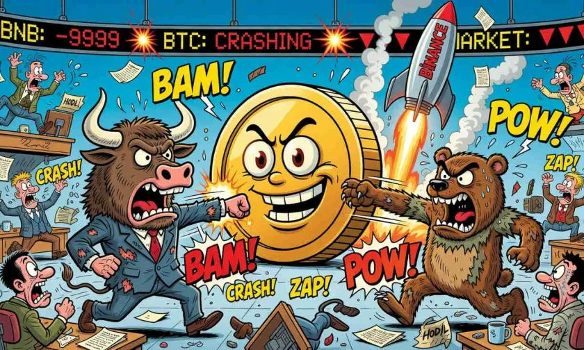 BNB lucha por mantener los $614 tras derrumbe de dos dígitos en 14 días