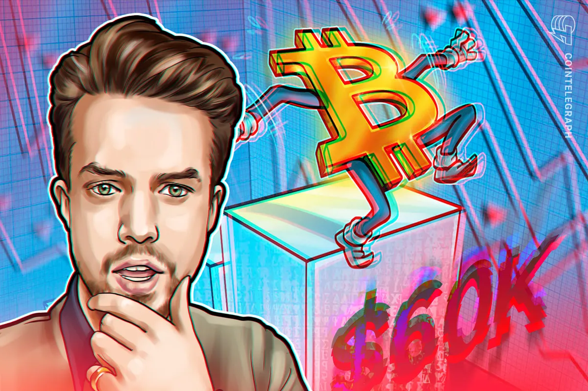 Bitcoin vai cair para US$ 60 mil, diz analista