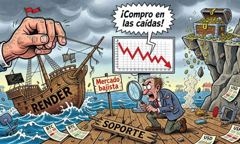 Render (RENDER) cae un 88% desde su ATH de $11,52 en diciembre de 2024