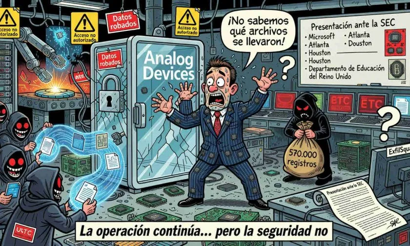 Analog Devices revela una violación de datos tras un ataque contra sus sistemas