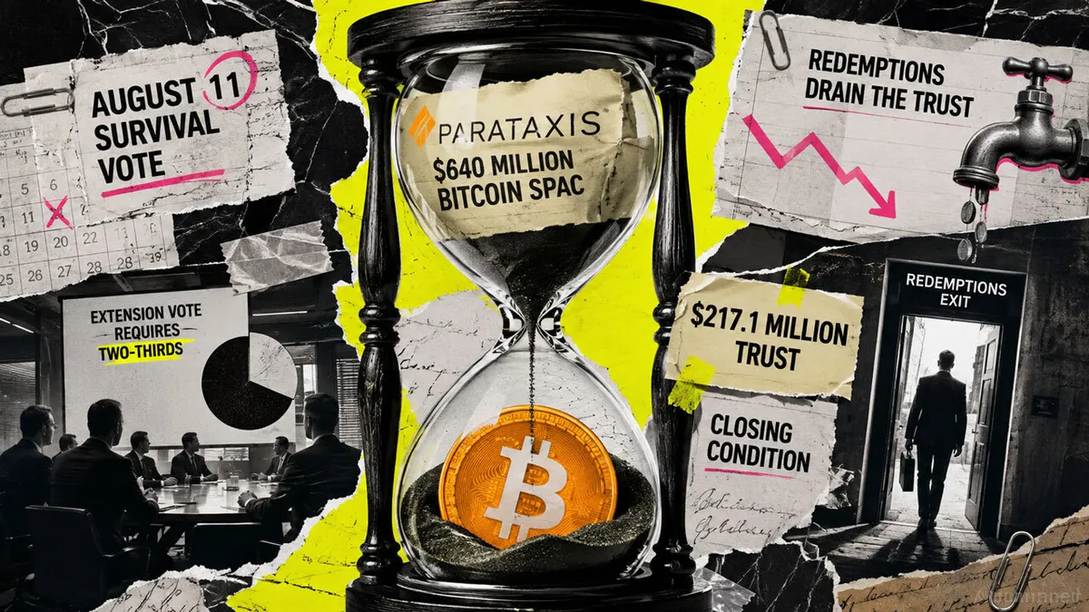 Investors poised to deplete $217 million trust fund amid Bitcoin SPAC vote
