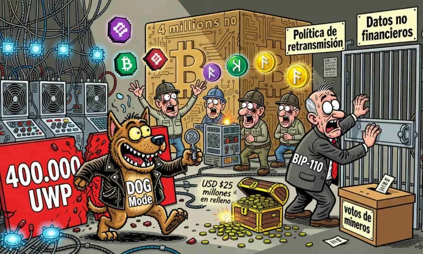 DOG Mode desafía a BIP-110 con un cliente de Bitcoin que busca liberar los datos