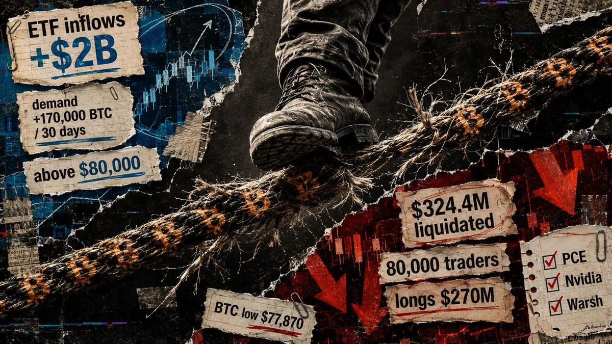 Why Bitcoin’s $80,000 rally just flipped from short squeeze to long squeeze