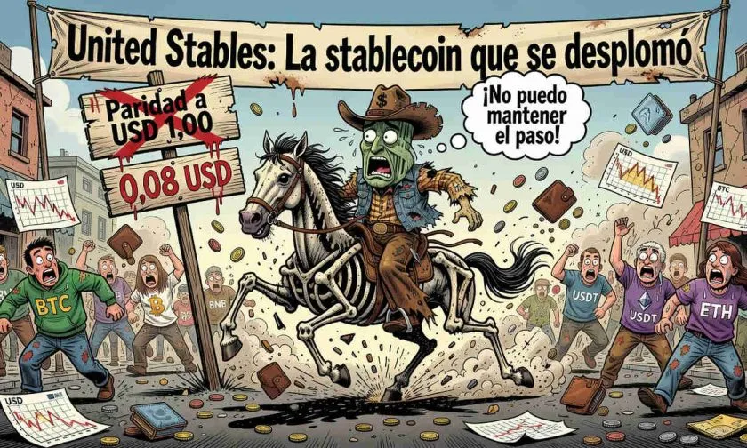 United Stables (U) se desploma 92%: La stablecoin que perdió su paridad en medio de una crisis de confianza