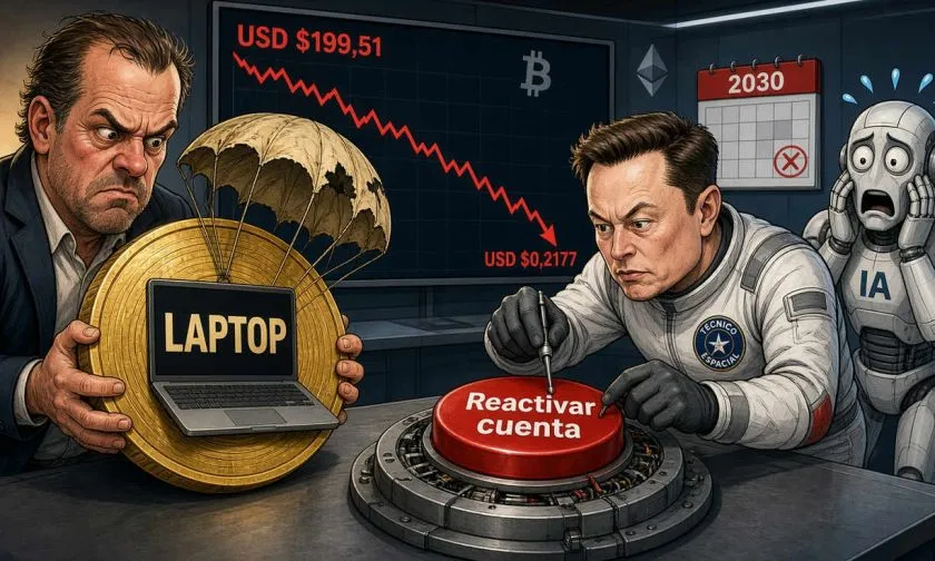 Hunter Biden pide a Elon Musk recuperar al token LAPTOP antes de 2030