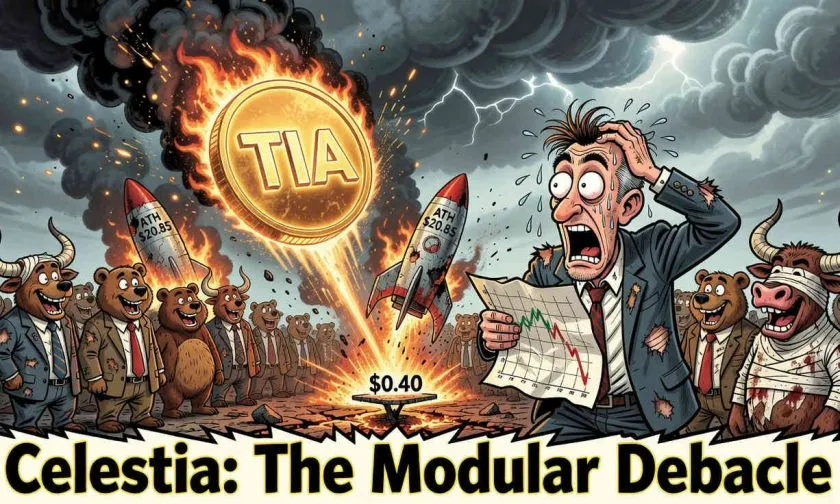 TIA cae 3.43% mientras Celestia prueba soporte en $0,40: ¿se acerca el colapso?