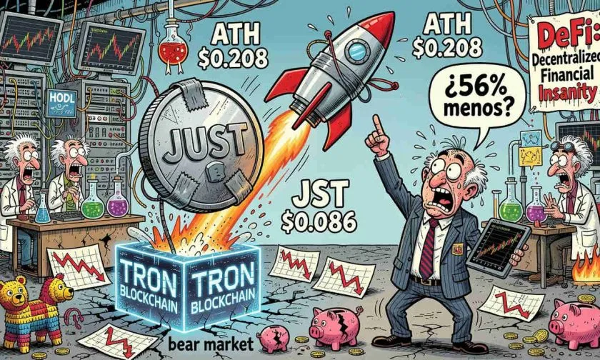 JUST (JST) se dispara un 4,28% en 24 horas y rompe resistencia clave de $0,086