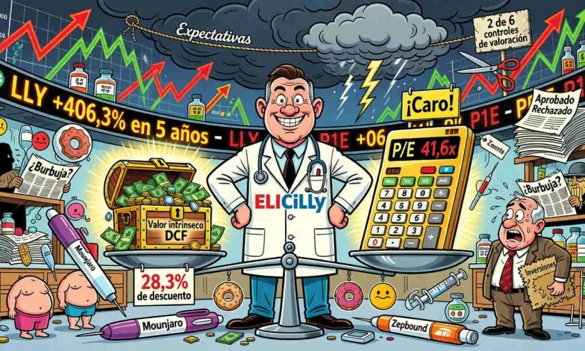 Eli Lilly parece barata por flujo de caja, pero su P/E alerta sobre una acción exigente