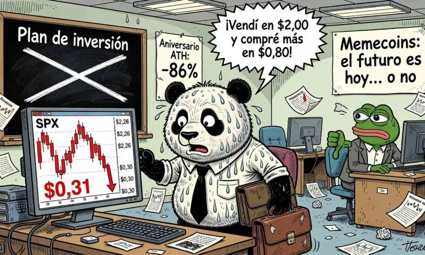 SPX se desploma un 7% en el aniversario de su máximo histórico: ¿Hacia dónde va la memecoin?