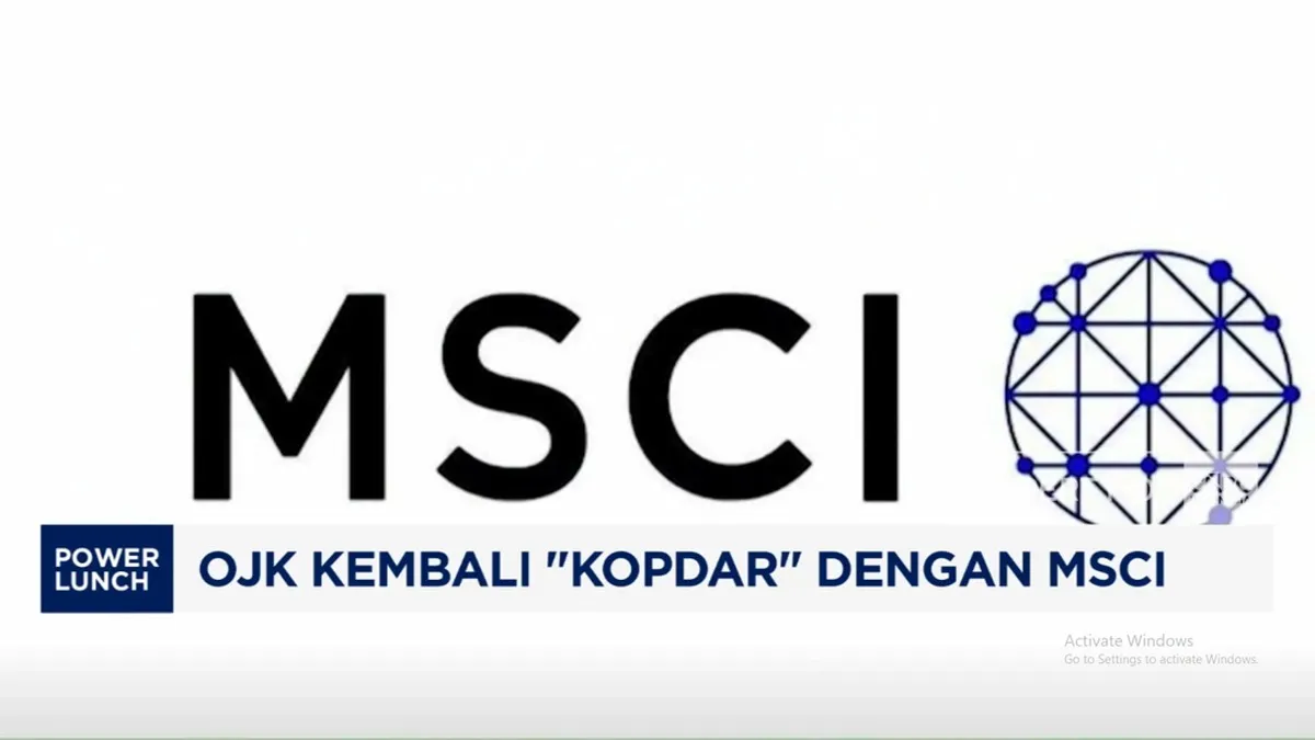 Video: OJK Kembali "Kopdar" Dengan MSCI Bahas Reformasi Bursa