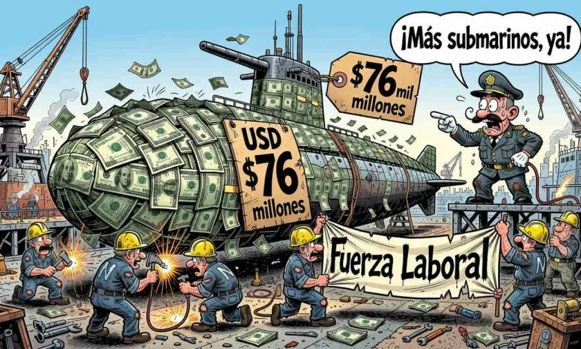 USD $76 mil millones: la US Navy apostará por submarinos y fuerza laboral