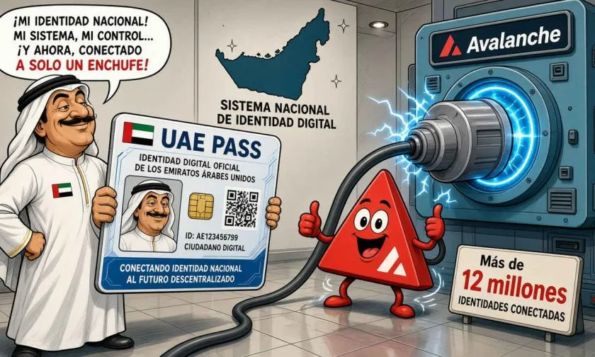 Emiratos Árabes Unidos implementará blockchain de Avalanche en su identidad digital