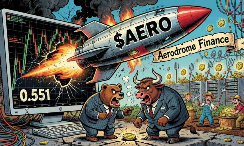 Aerodrome Finance se dispara un 14% en 24 horas y supera todas las medias móviles