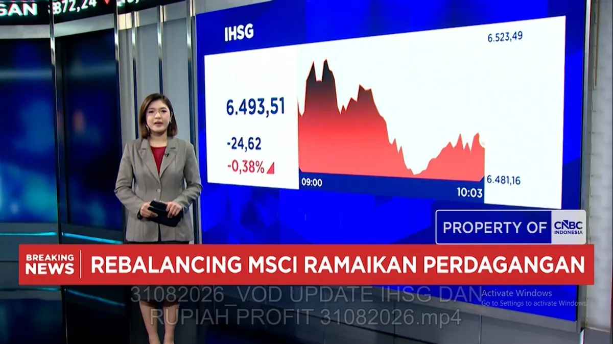 IHSG menghadapi tekanan sentimen dan pelemahan rupiah terhadap dolar AS