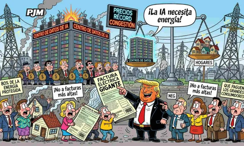 Trump ampliará su promesa para evitar que centros de datos encarezcan la electricidad